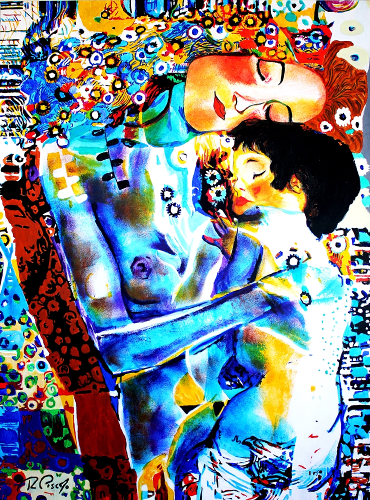 Mother and Child – after Klimt