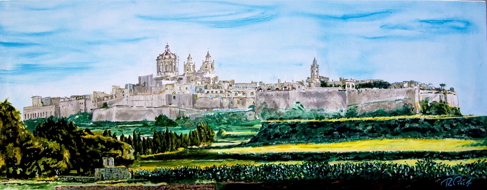 Panorama of Mdina
