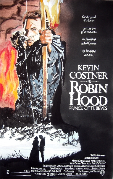 Robin Hood- Prince of Thieves (Movie Poster Reproduction)