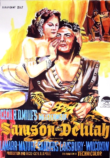Samson and Delilah (Movie Poster Reproduction)