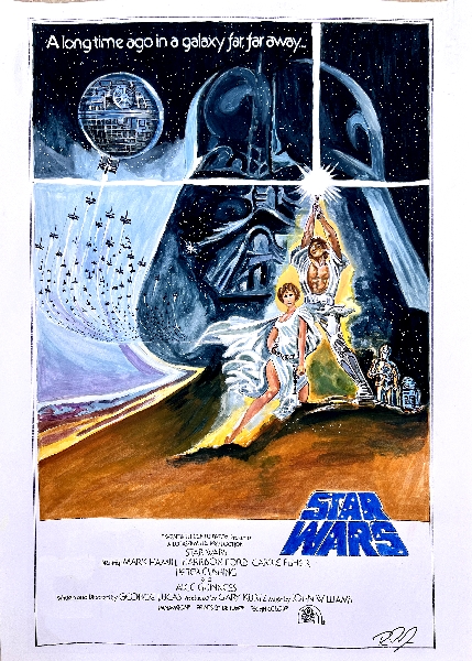 Star Wars (Movie Poster Reproduction)