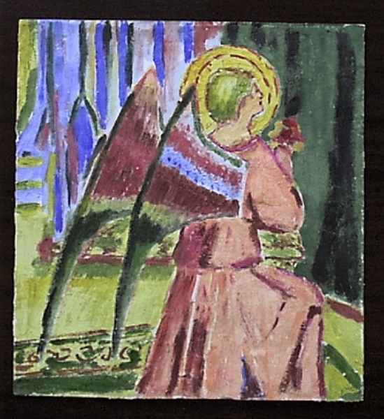 The Annunciation  (The Angel)- Fresco