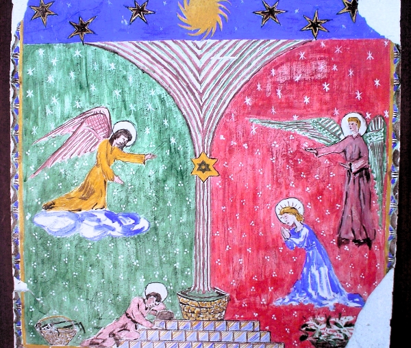 The Annunciation fresco