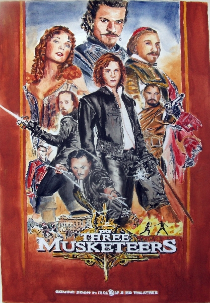 The Three Musketeers (Movie Poster Reproduction)