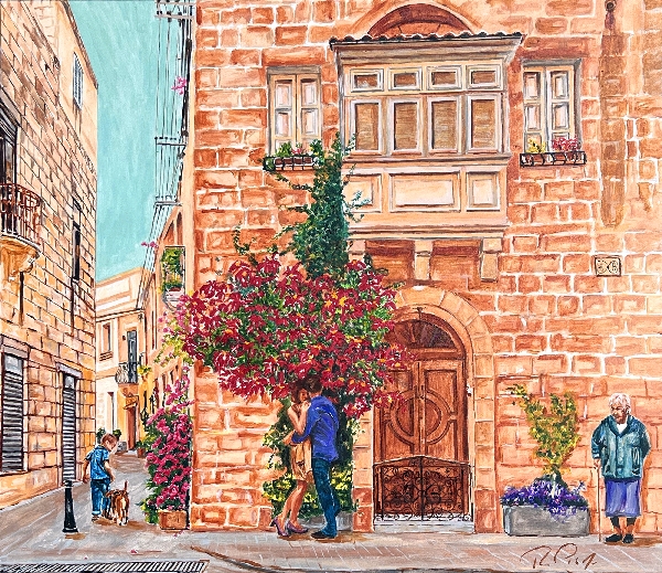 Under the Poinsettia