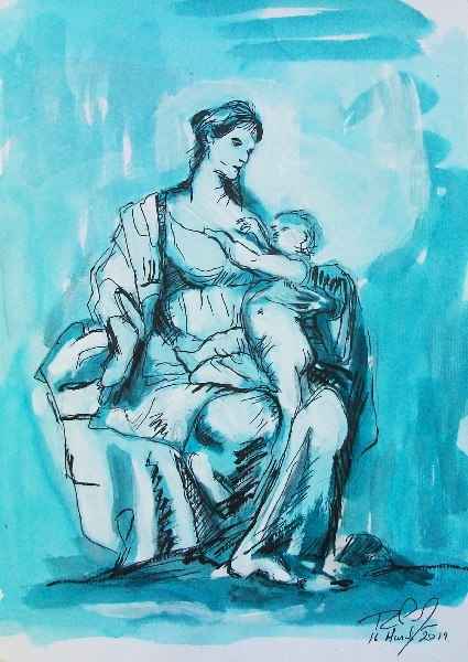 Woman and Child