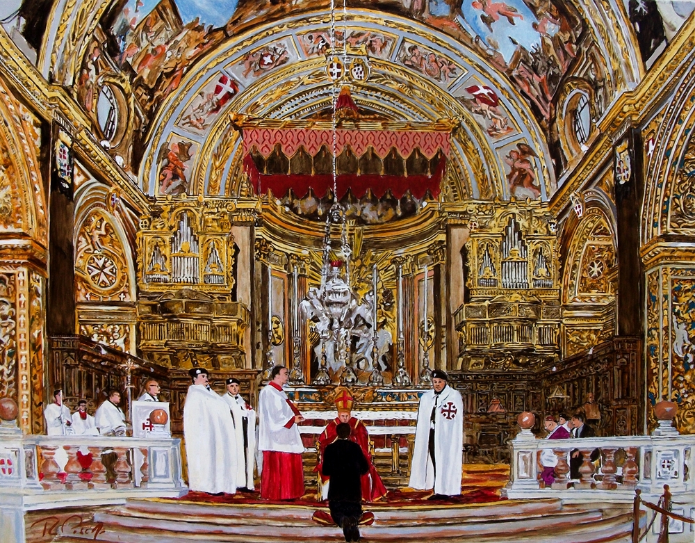 Investiture at St John’s Co Cathedral