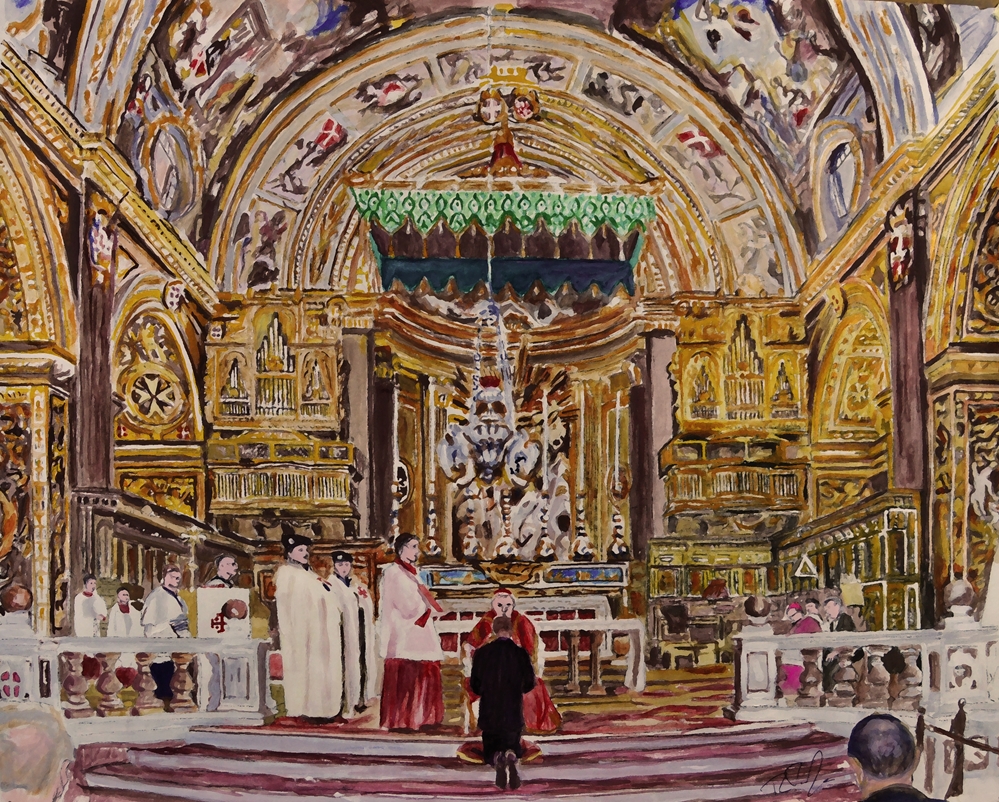 Investiture at St John’s Co Cathedral