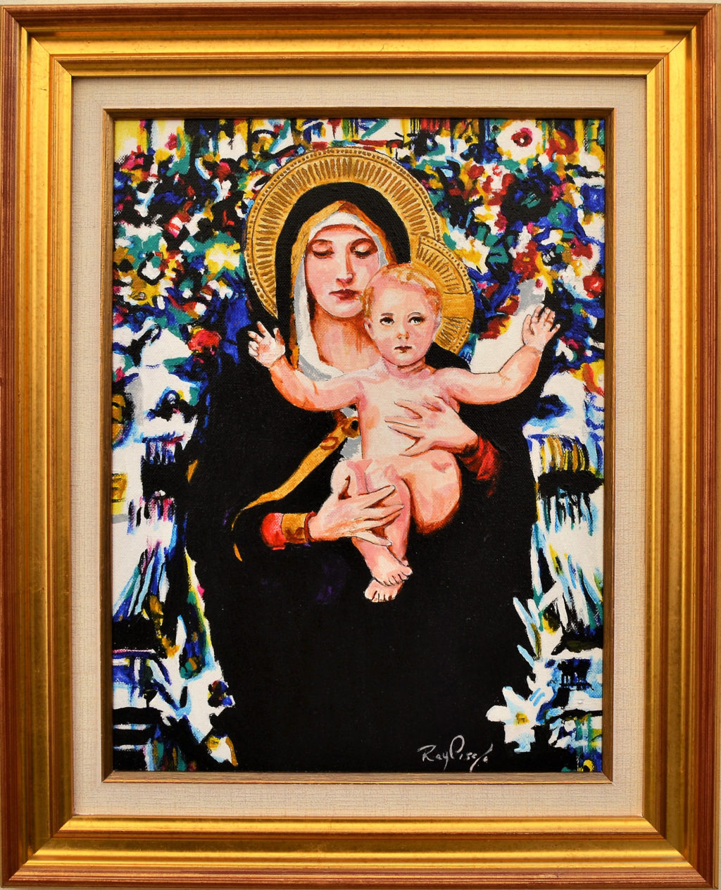 Madonna with Jesus after Bougereau