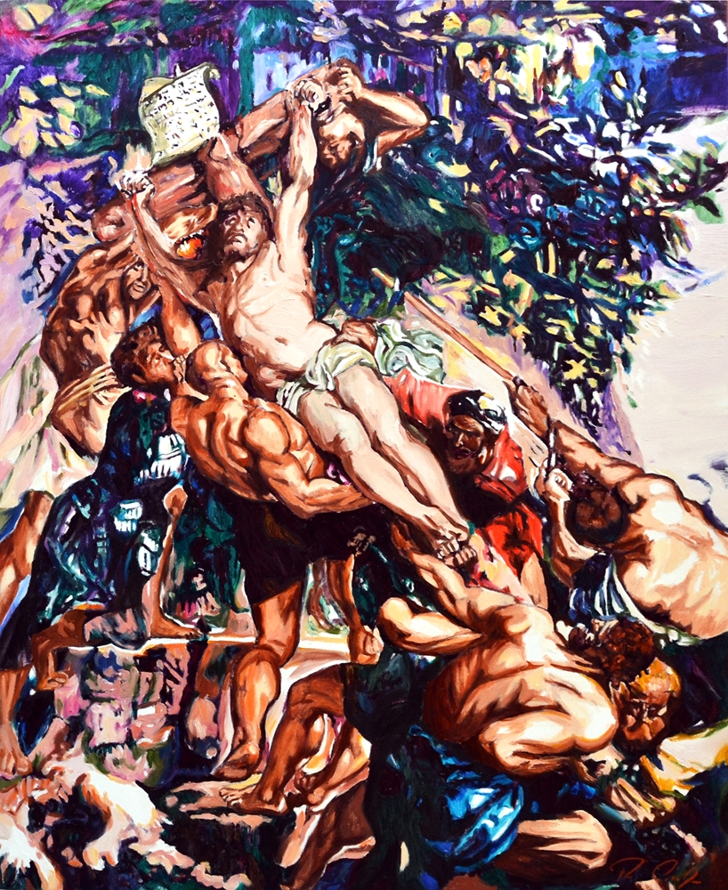 The Elevation of the Cross (after Rubens)